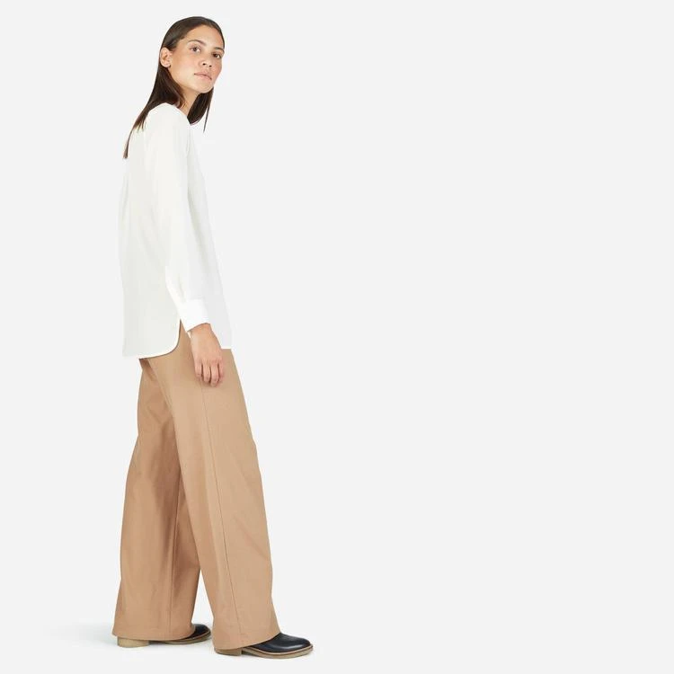 商品Everlane|宽松式无领真丝衬衣,价格¥582,第3张图片详细描述
