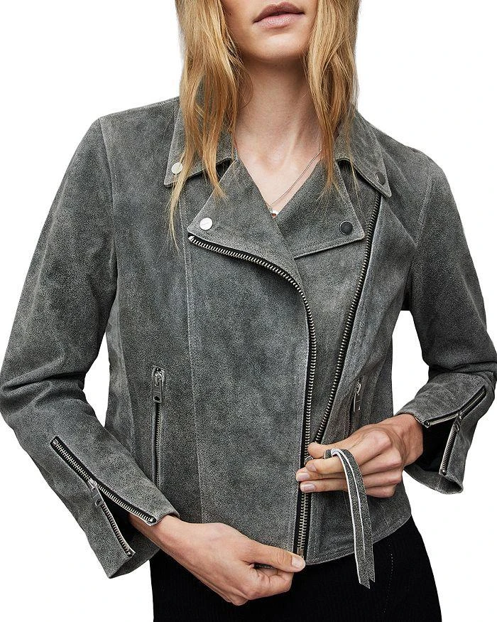 商品ALL SAINTS|Neve Crackle Leather Biker Jacket,价格¥2463,第1张图片