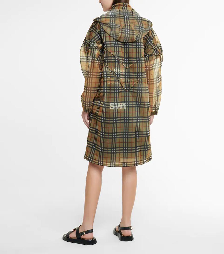 商品Burberry|Vintage Check网眼布派克大衣,价格¥15127,第5张图片详细描述