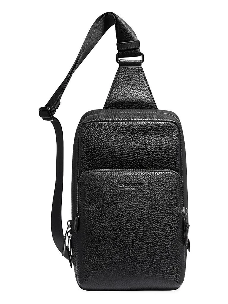 商品Coach|Leather Gotham Pack,价格¥2950,第1张图片