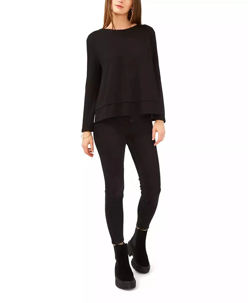 商品1. State|Women's Long Sleeve Tie Back Cozy Knit Top,价格¥359,第3张图片详细描述