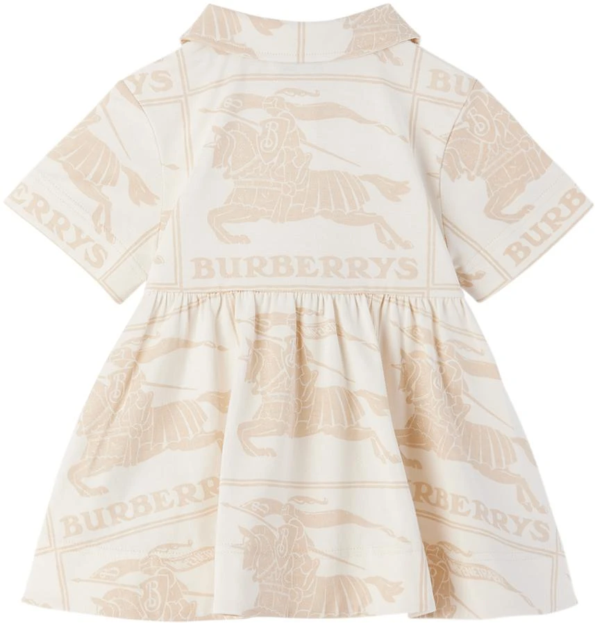 商品Burberry|米色彼得潘领婴儿连衣裙,价格¥2688,第2张图片详细描述