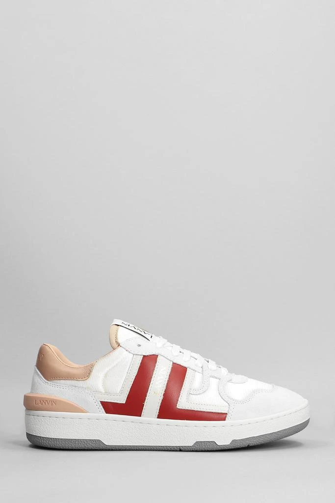 商品Lanvin|Lanvin Sneakers In Rose-pink Suede And Leather,价格¥3158,第1张图片