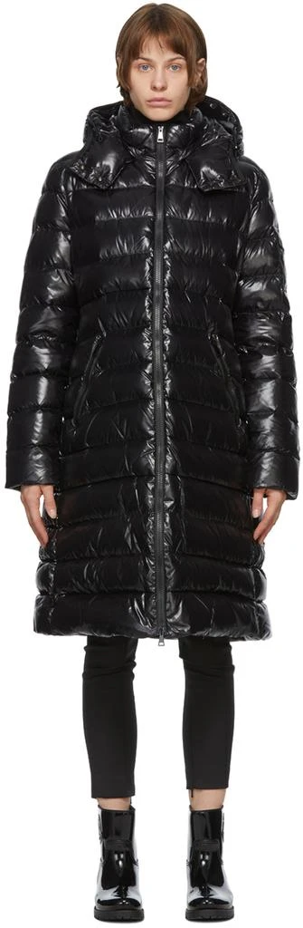商品Moncler|Black Down Moka Coat,价格¥17521,第1张图片