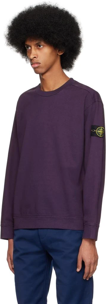 商品Stone Island|Purple Patch Long Sleeve T-Shirt,价格¥1364,第4张图片详细描述