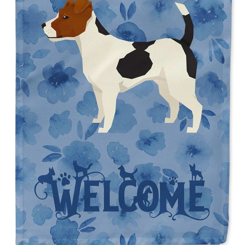 商品Caroline's Treasures|Jack Russell Terrier Welcome Garden Flag 2-Sided 2-Ply,价格¥135,第1张图片