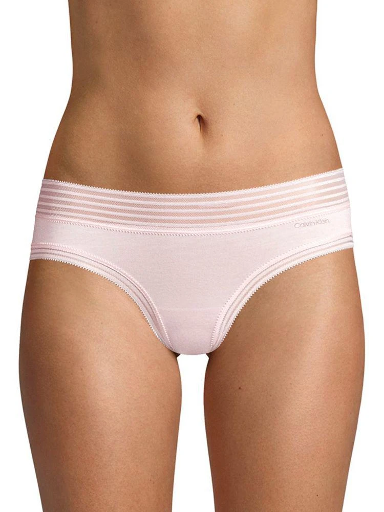 商品Calvin Klein|Laced-Edge Hipster,价格¥69,第1张图片
