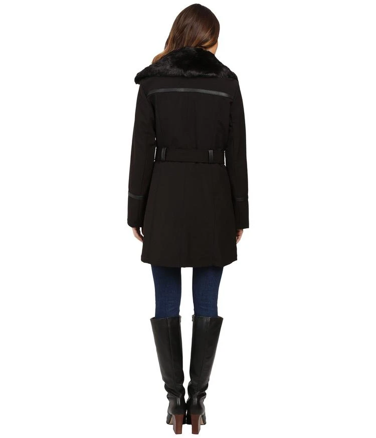 商品Via Spiga|Asymmetrical Softshell with Removable Faux Fur Collar,价格¥1250,第3张图片详细描述