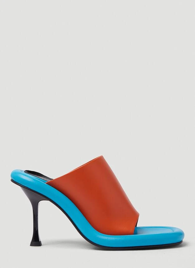 商品JW Anderson|Bumper High Heel Mules in Orange,价格¥3392,第1张图片