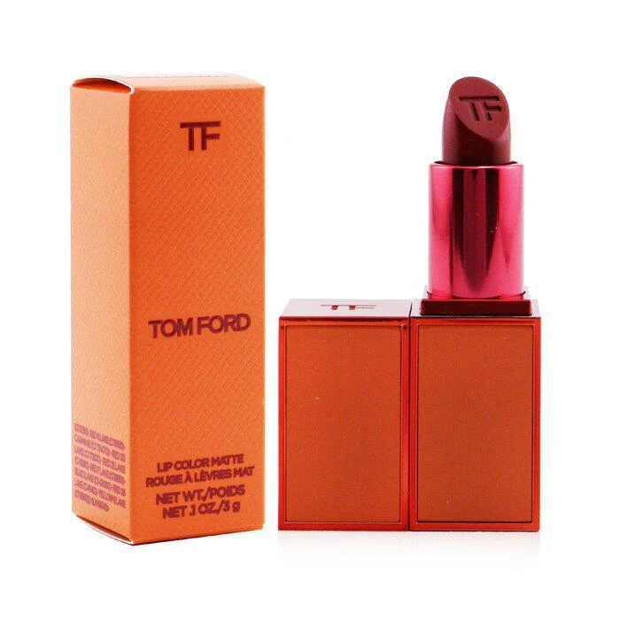 商品Tom Ford|Tom Ford 苦桃限量版黑管哑光口红 - # 16 Scarlet Rouge -16 Scarlet Rouge(3g/0.1oz),价格¥580,第2张图片详细描述