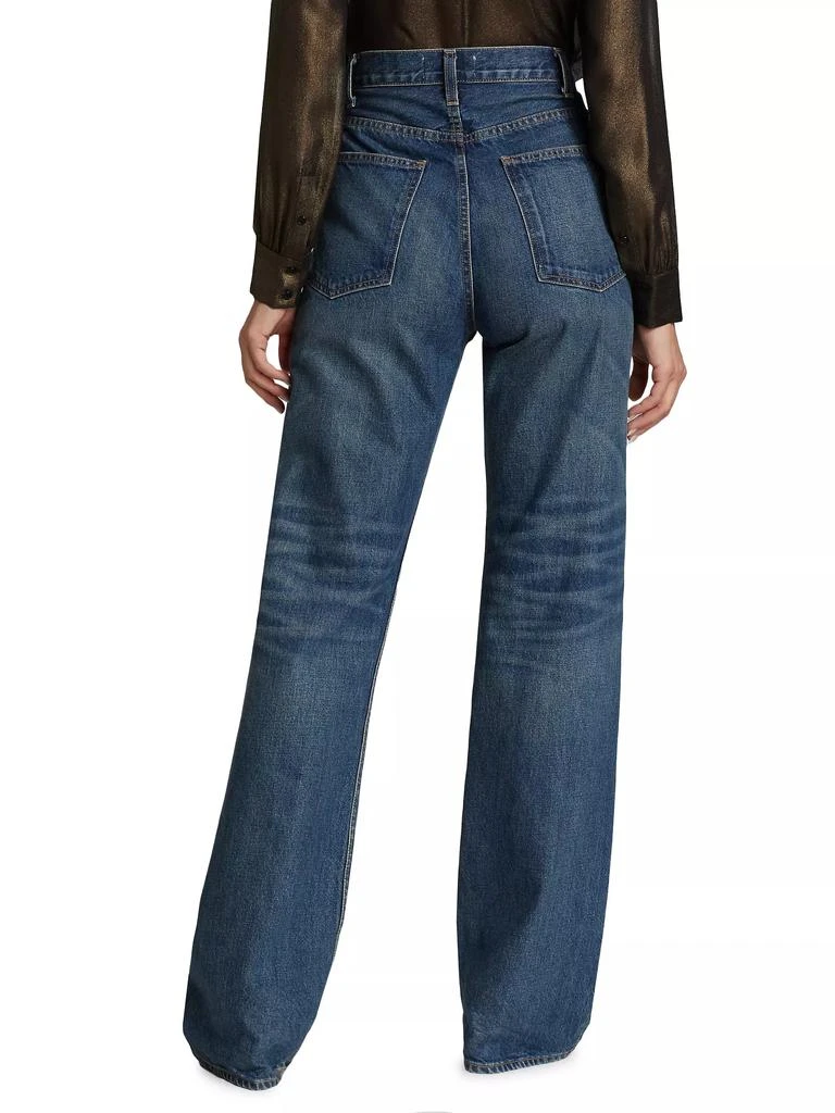 商品Nili Lotan|Mitchell High-Rise Straight-Leg Jeans,价格¥3375,第5张图片详细描述