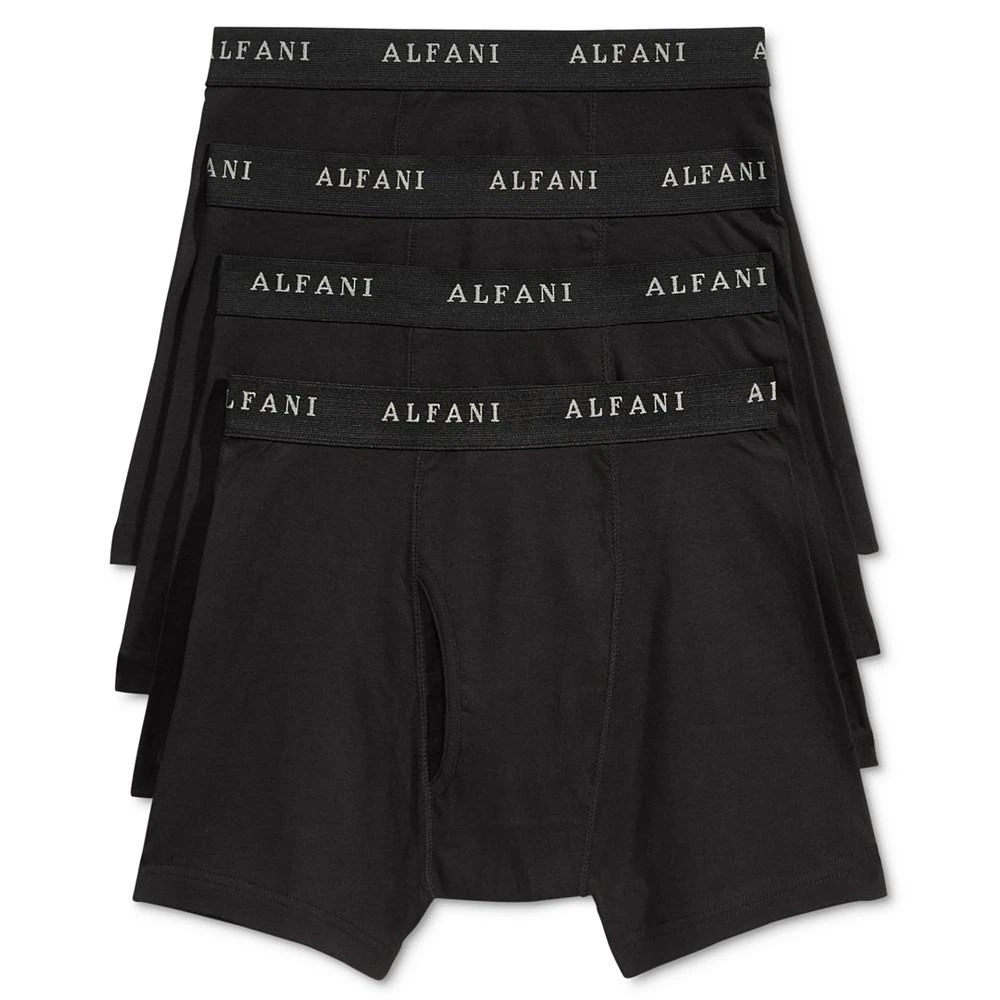 商品Alfani|Men's 4 Pack. Cotton Boxer Briefs, Created for Macy's,价格¥128,第1张图片