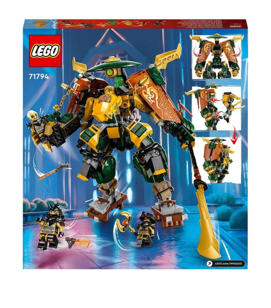 商品LEGO|NINJAGO Dragons Rising Lloyd and Arin’s Ninja Team Mechs Set 71794,价格¥800,第3张图片详细描述