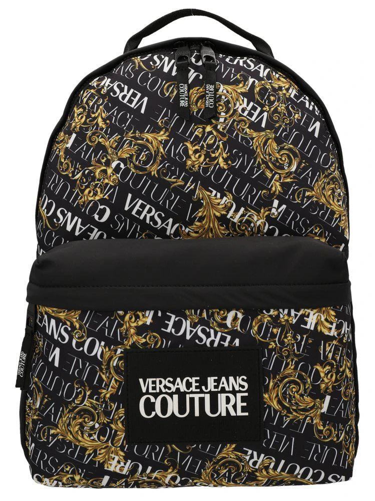 商品Versace|Versace Jeans Couture Barocco Printed Logo Patch Backpack,价格¥1373,第1张图片