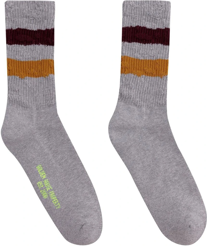商品Golden Goose|Golden Goose Deluxe Brand Striped Ribbed Socks,价格¥555,第1张图片