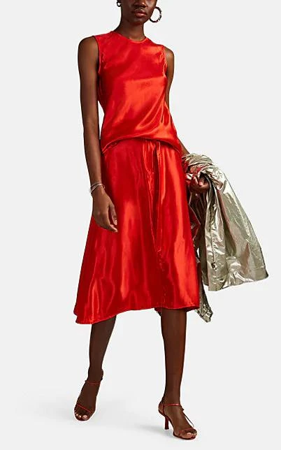 商品Sies Marjan|Sia Washed Satin Sleeveless Top,价格¥1806,第2张图片详细描述