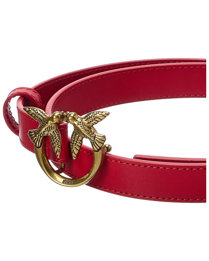 商品PINKO|PINKO Love Berry Simply Leather Belt,价格¥340,第2张图片详细描述