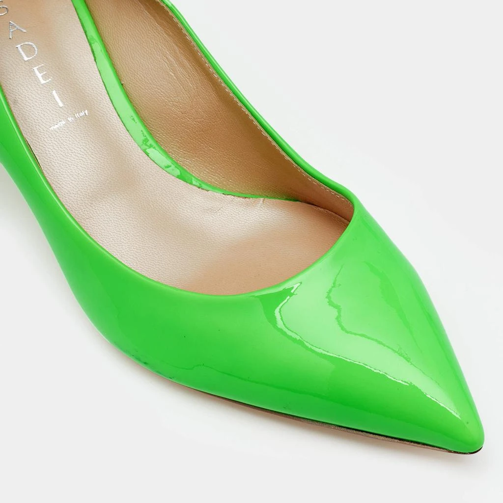 Casadei Neon Green Patent Leather Pumps Size 39 ��商品