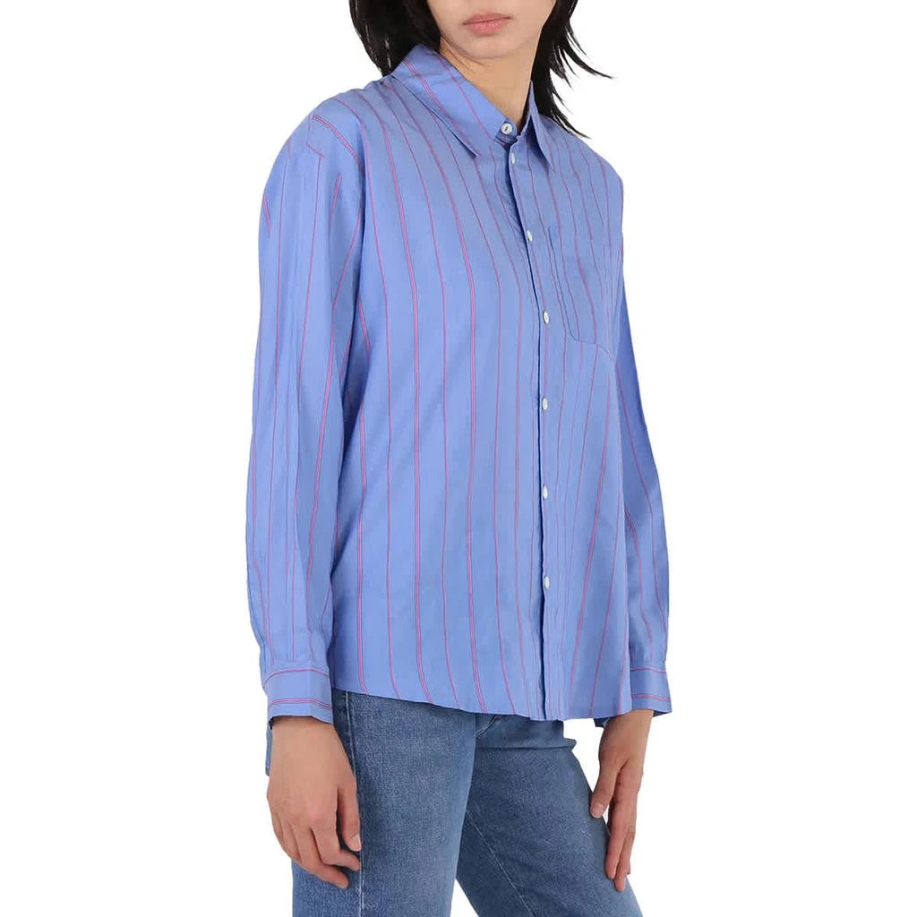 商品A.P.C.|Ladies Blue Chemise Boyfriend Striped Shirt,价格¥403,第2张图片详细描述