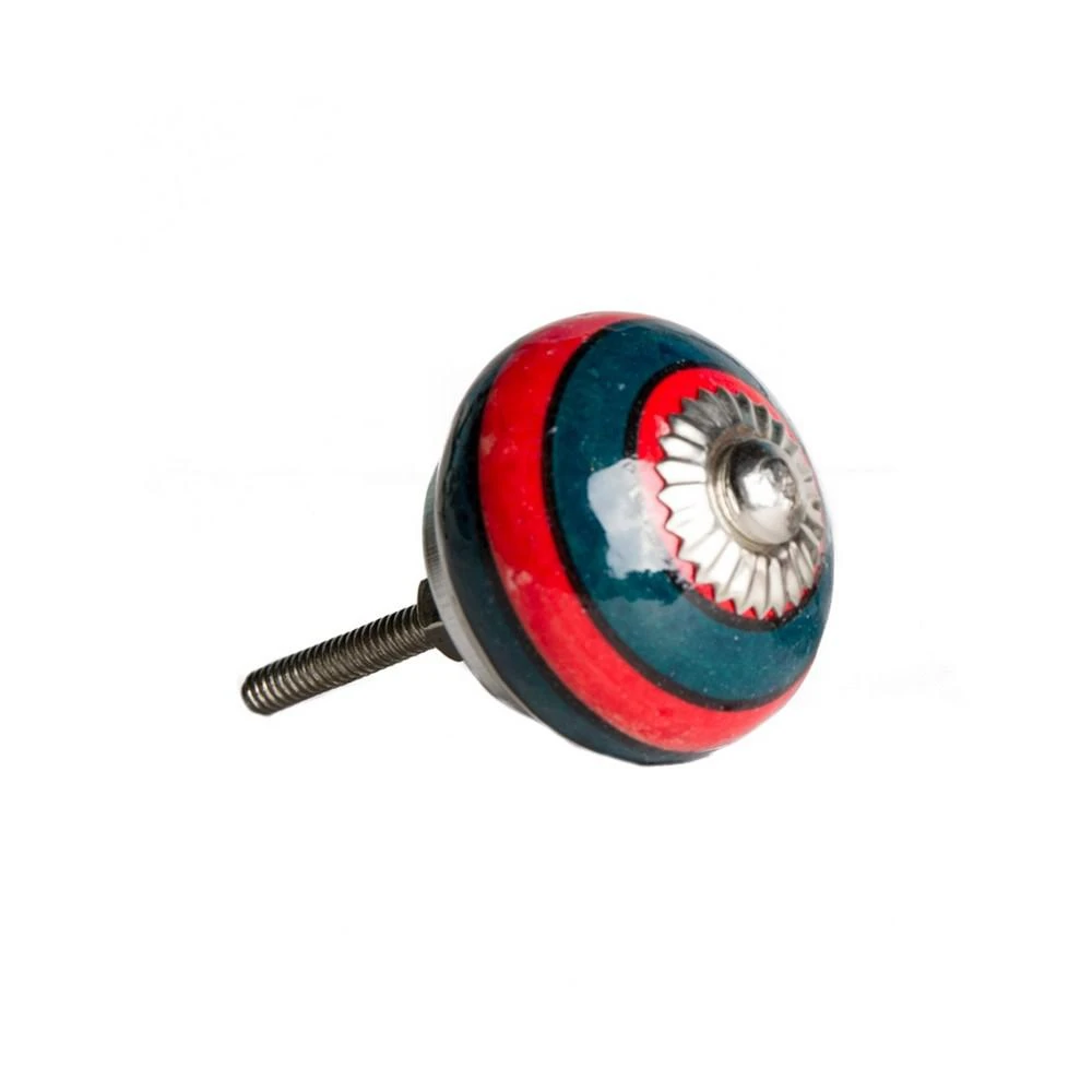 商品KNOB-IT|Handpainted Ceramic Knob Set of 8,价格¥313,第3张图片详细描述