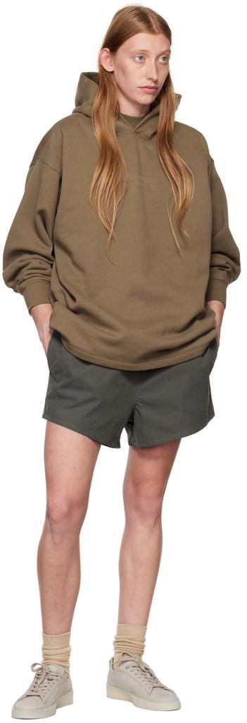 商品Essentials|Gray Cotton Shorts,价格¥450,第6张图片详细描述