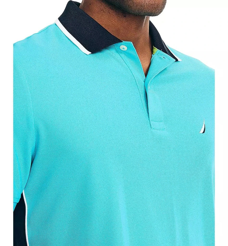 商品Nautica|Men's Navtech Performance Classic-Fit Tipped Polo,价格¥209,第3张图片详细描述