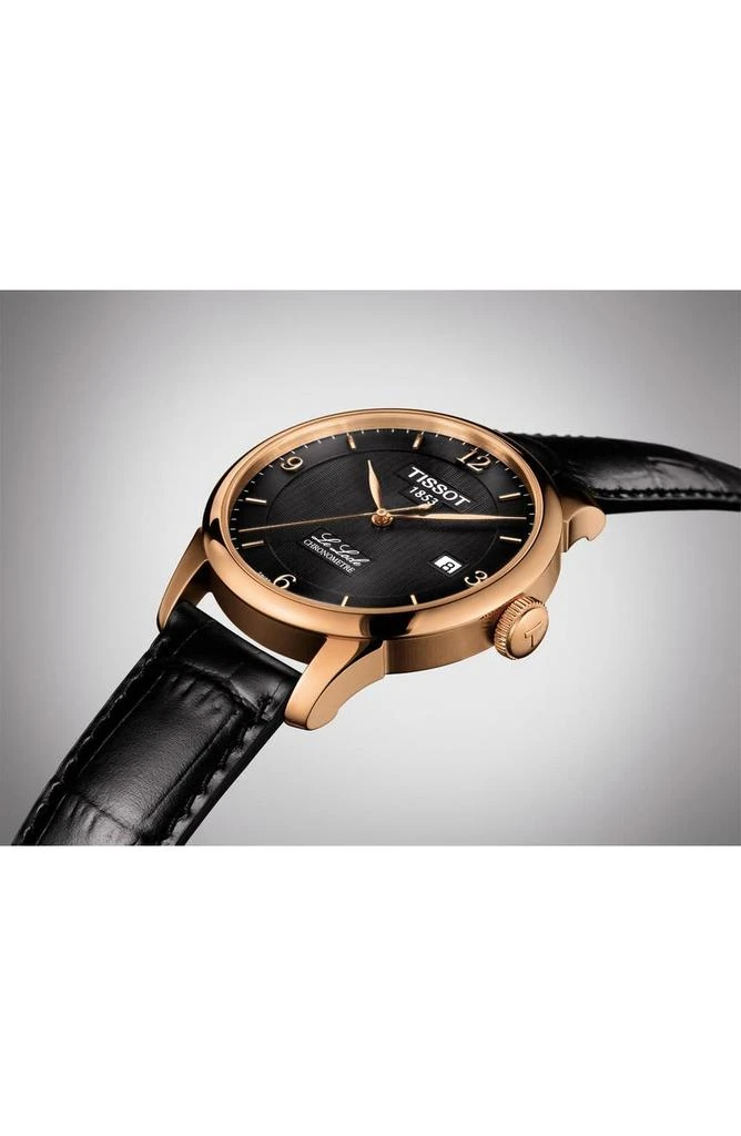 商品Tissot|Men's Le Locle Automatic Leather Strap Watch, 39mm,价格¥5511,第4张图片详细描述