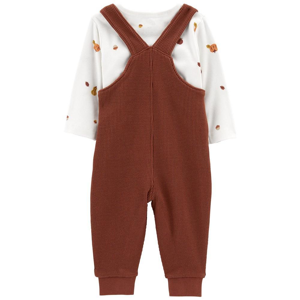 商品Carter's|Baby Neutral Thanksgiving Jumper Outfit, T-shirt and Bib, 3-Piece Set,价格¥141,第4张图片详细描述