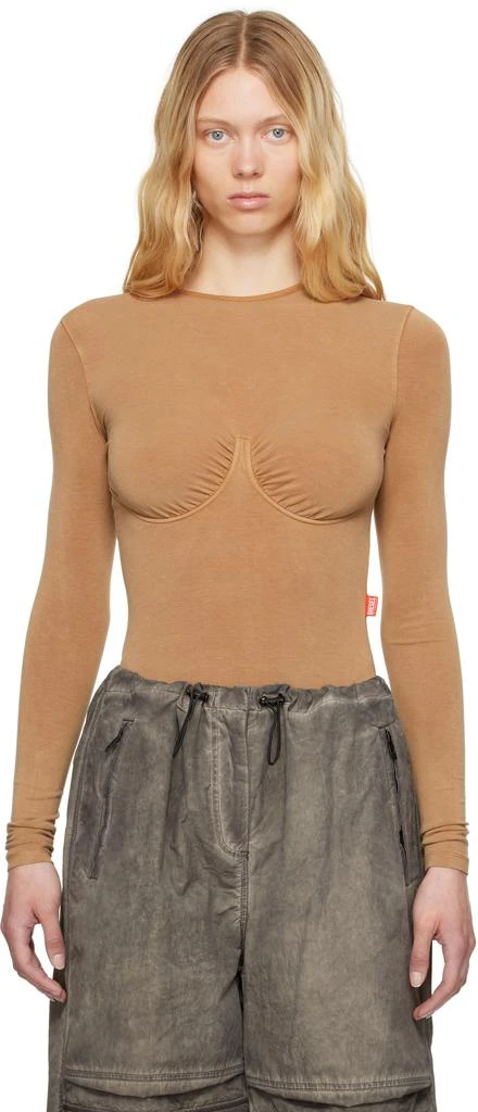 商品Diesel|Tan T-Finne-Q2 Bodysuit,价格¥3018,第1张图片