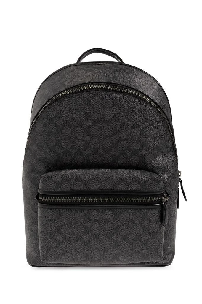 商品Coach|Coach Logo Detailed Zipped Backpack,价格¥3246,第1张图片