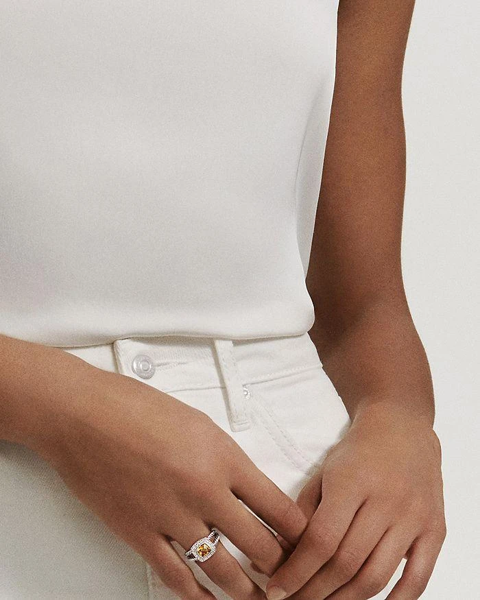 商品David Yurman|Petite Albion Ring with Gemstone and Diamonds,价格¥5420,第2张图片详细描述