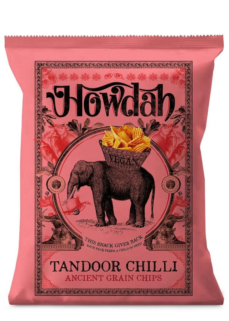商品Howdah|Tandoor Chilli Ancient Grain Chips 130g,价格¥34,第1张图片
