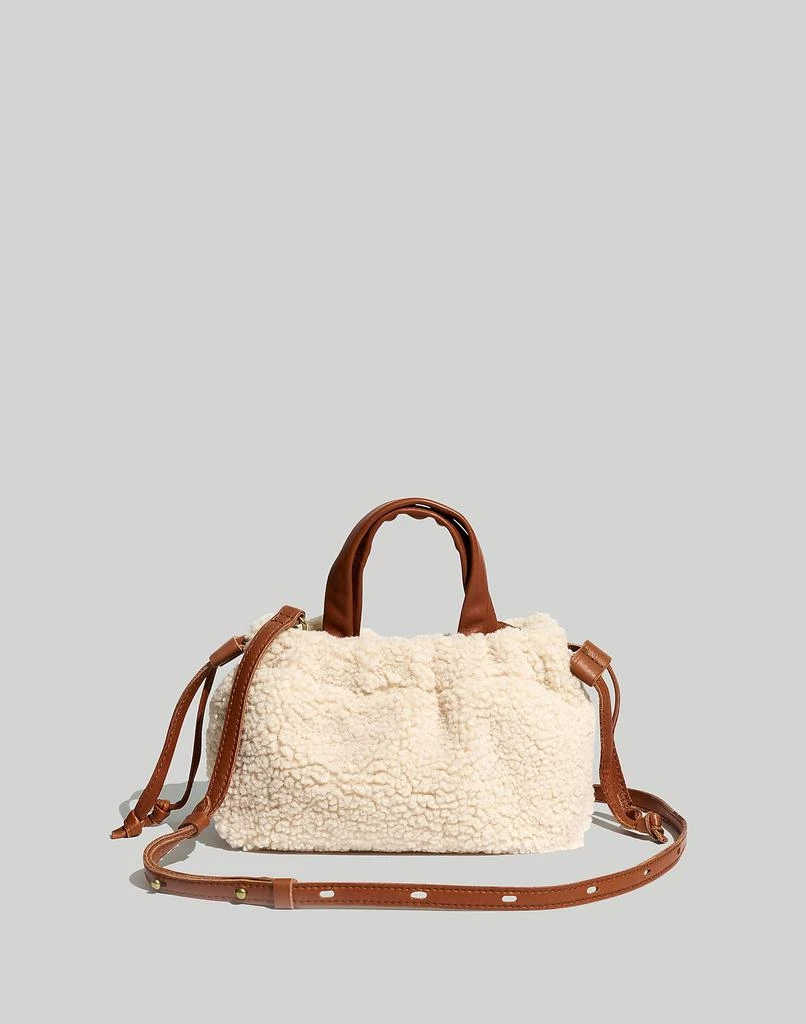 商品Madewell|The Piazza Mini Crossbody Bag in Sherpa,价格¥516,第1张图片