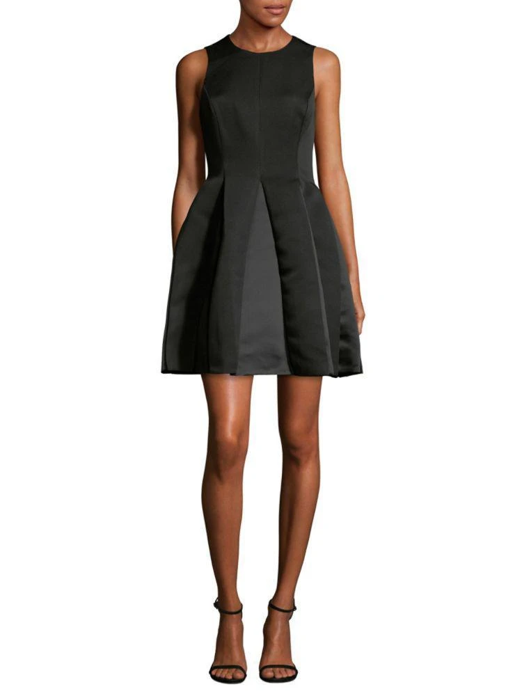 商品Halston Heritage|Pleated Fit-&-Flare Dress,价格¥3759,第1张图片