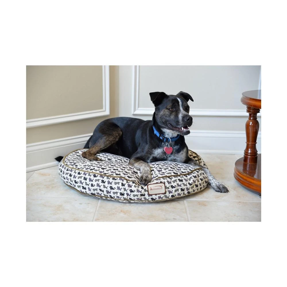 商品Macy's|Dog Bed Polyfilled Pet Cushion Crate Mat Soft Pad Washable and Cozy For Medium Dog,价格¥286,第4张图片详细描述