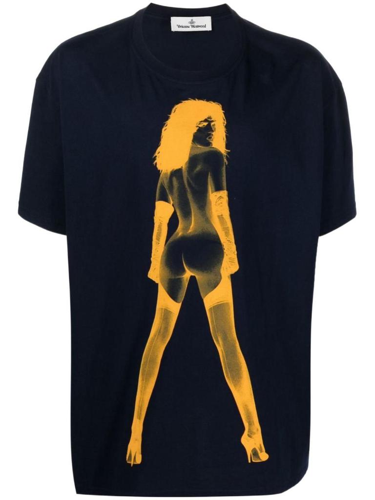 Vivienne Westwood Mens Blue Other Materials T-Shirt商品第1张图片规格展示