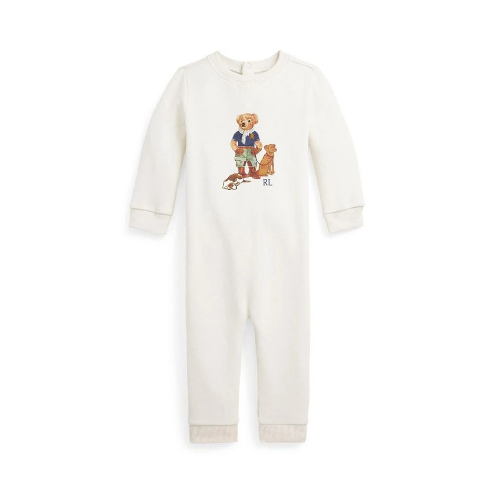 商品Ralph Lauren|Baby Boys Polo Bear Fleece Coverall,价格¥222,第1张图片