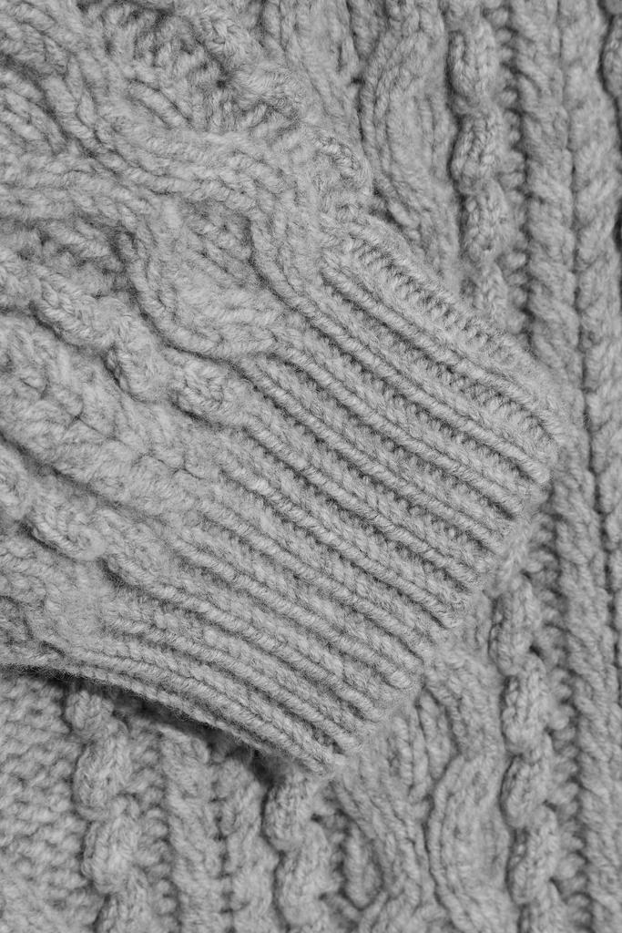 Cable-knit wool sweater商品第4张图片规格展示