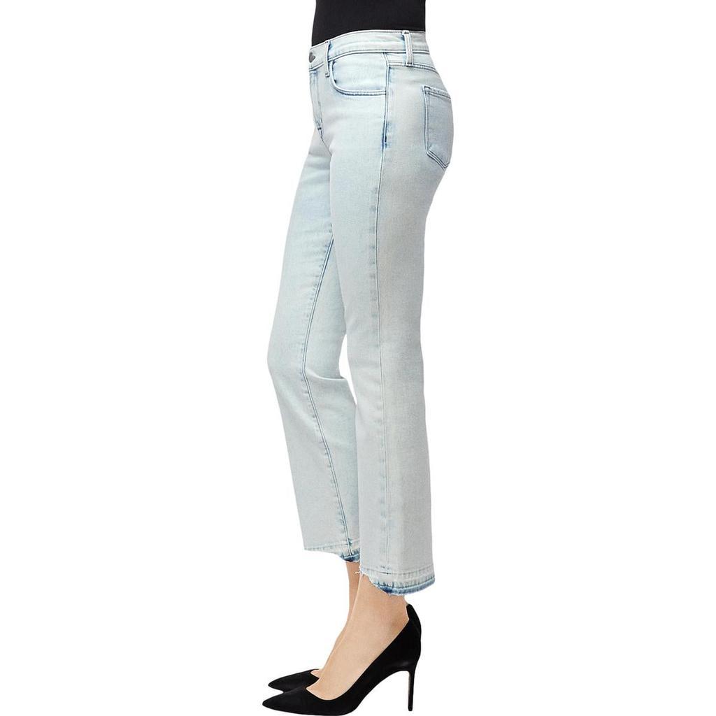 商品J Brand|J Brand Womens Selena Cropped Light Wash Bootcut Jeans,价格¥118,第5张图片详细描述