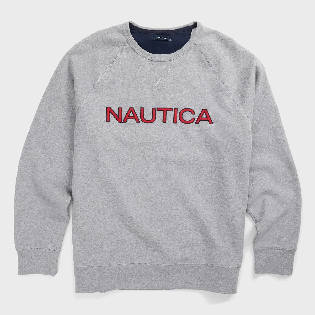 商品Nautica|Nautica Mens Big & Tall Logo Sweatshirt,价格¥397,第3张图片详细描述