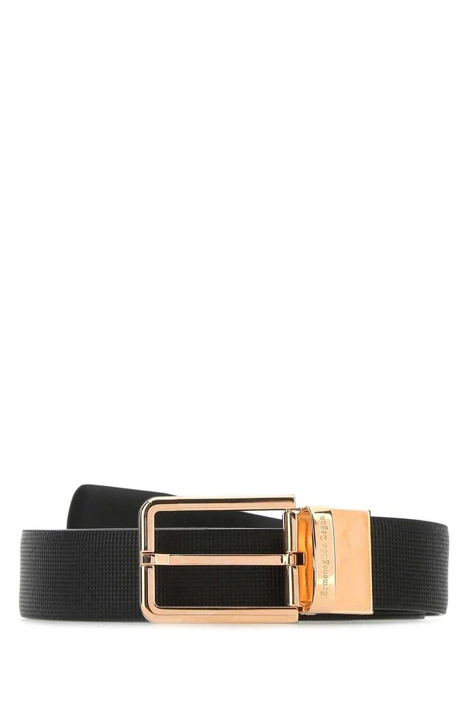 商品Zegna|Zegna Logo Embossed Buckle Belt,价格¥1937,第1张图片