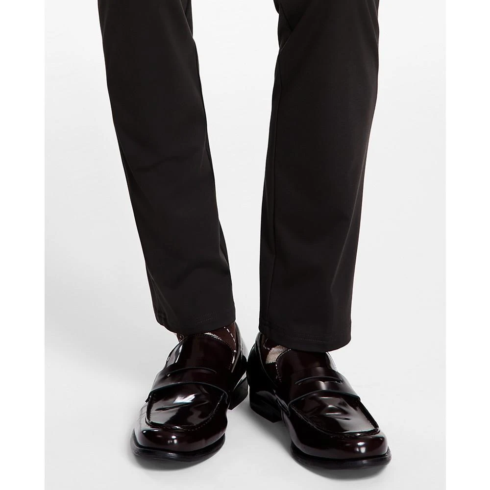 Men's Slim-Fit Stretch Solid Knit Suit Pants 商品