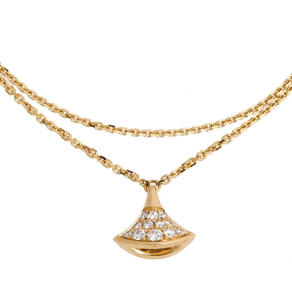 商品[二手商品] BVLGARI|Bvlgari Divas' Dream Diamond 18K Yellow Gold Charm Bracelet M/L,价格¥20497,第2张图片详细描述