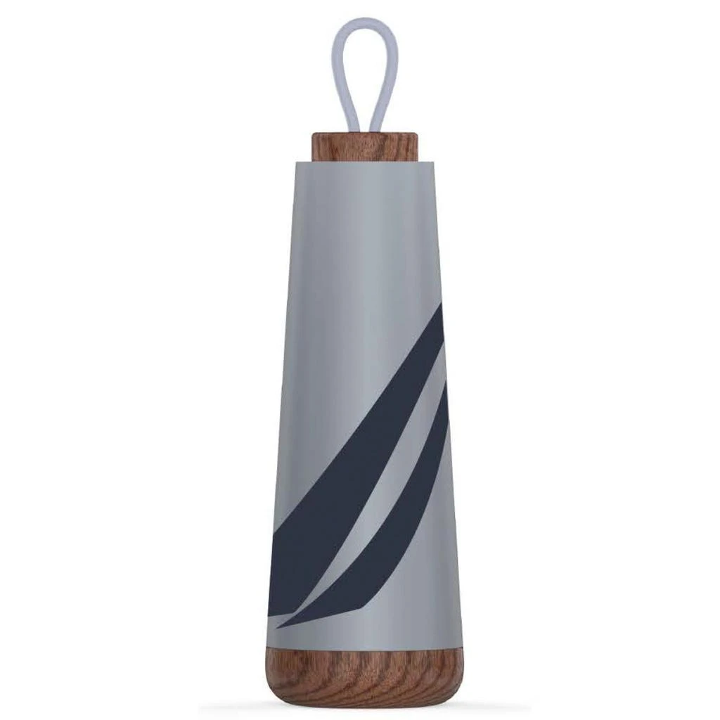 商品Nautica|Mens J-Class Stainless Steel And Acacia Wood Water Bottle,价格¥83,第1张图片