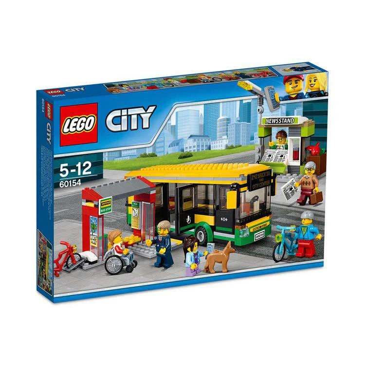 商品LEGO|City 337-Pc. Town Bus Station Set,价格¥373,第2张图片详细描述