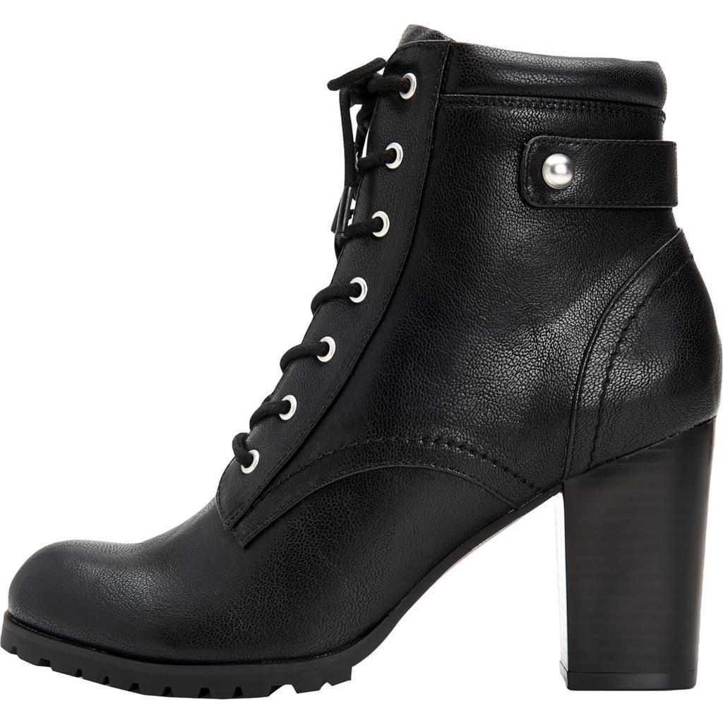 商品Style & Co|Style & Co. Womens Cassyn Lace Up Block Heel Combat Boots,价格¥126,第4张图片详细描述