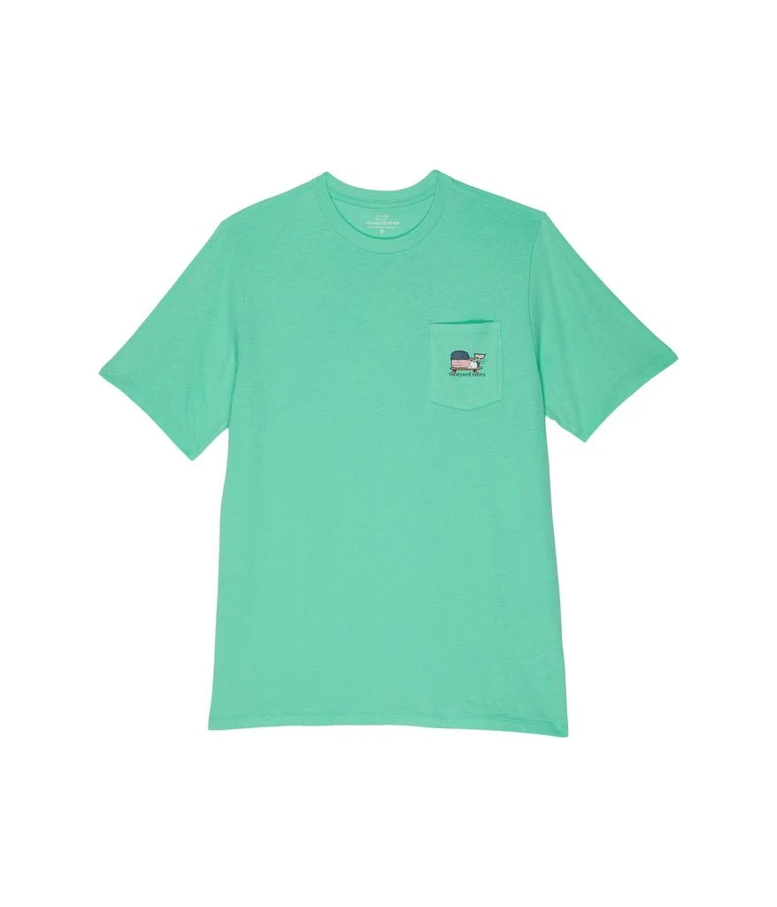 商品Vineyard Vines|Short Sleeve Skater Whale Pocket T-Shirt (Toddler/Little Kids/Big Kids),价格¥237,第1张图片