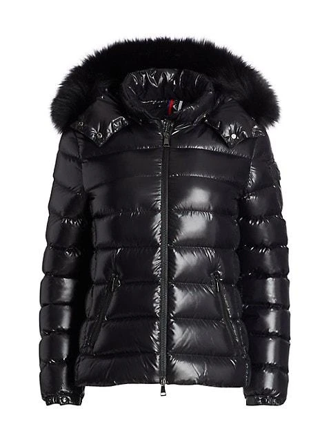 商品Moncler|Bady Fox Fur-Trim Hood Quilted Down Jacket,价格¥14924,第1张图片