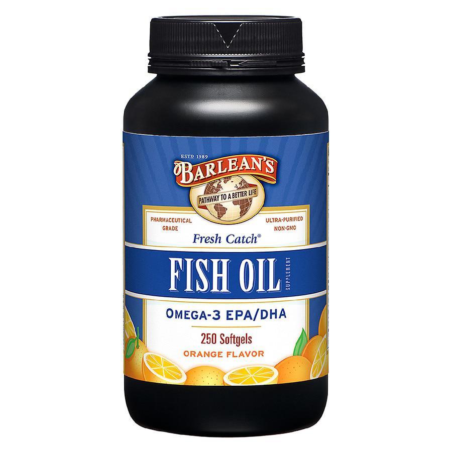 商品Barlean's Organic Oils|鱼油软胶囊，天然柑橘味,价格¥172,第1张图片