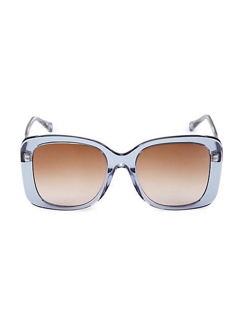 商品Chloé|Xena 55MM Rectangular Bio Acetate Sunglasses,价格¥2062,第1张图片